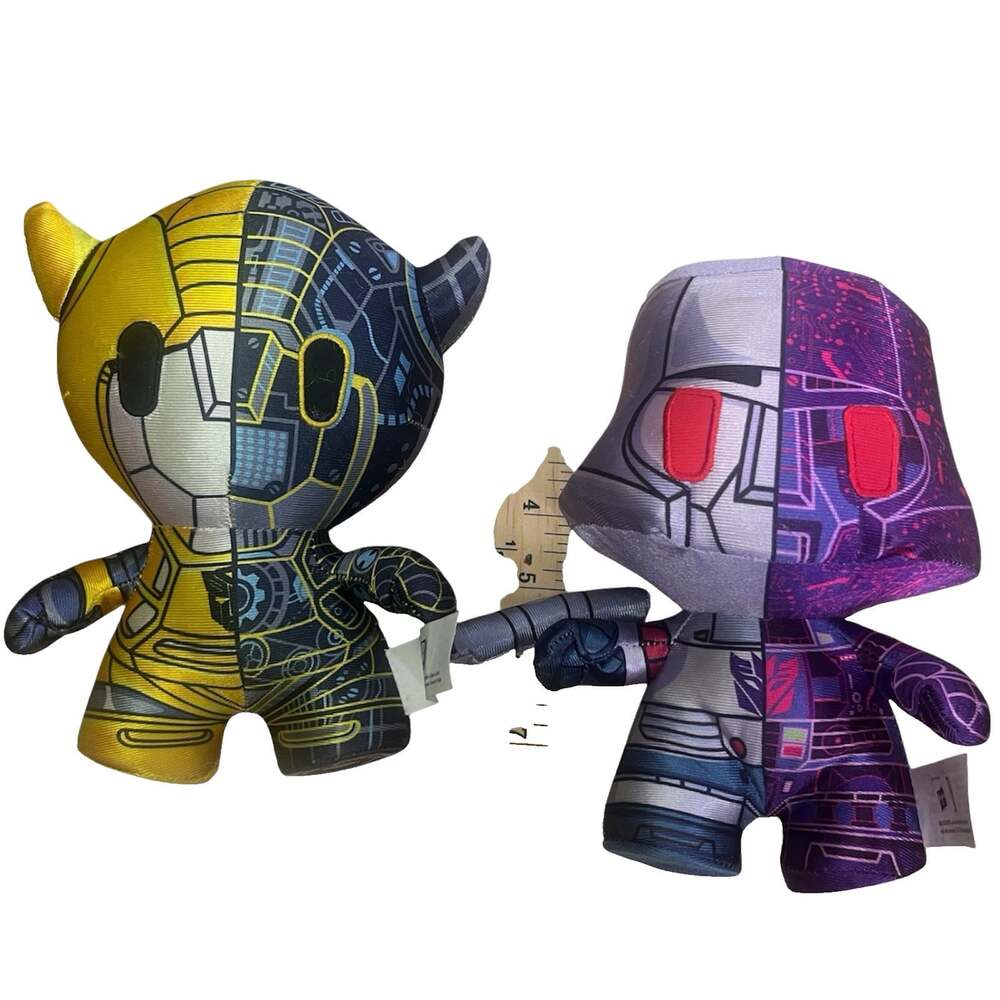 Bundle Megatron Bumblebee Plush Transformers Toys Action Figure Robot Hasbro